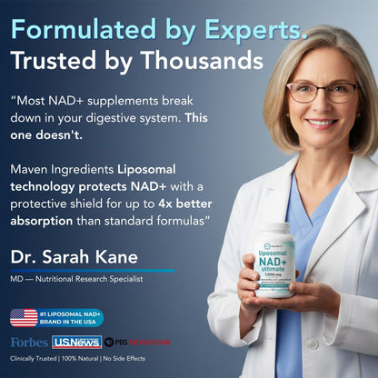 Liposomal NAD+ Capsules