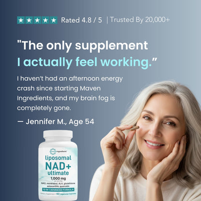 Liposomal NAD+ Capsules